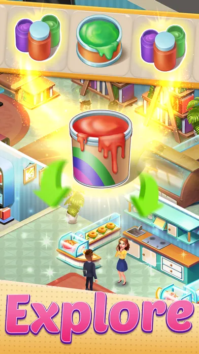 Capturas de tela do Merge City - Design Mansion