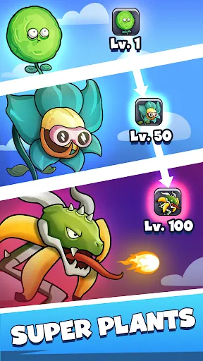Merge Plants – Monster Defense应用截图