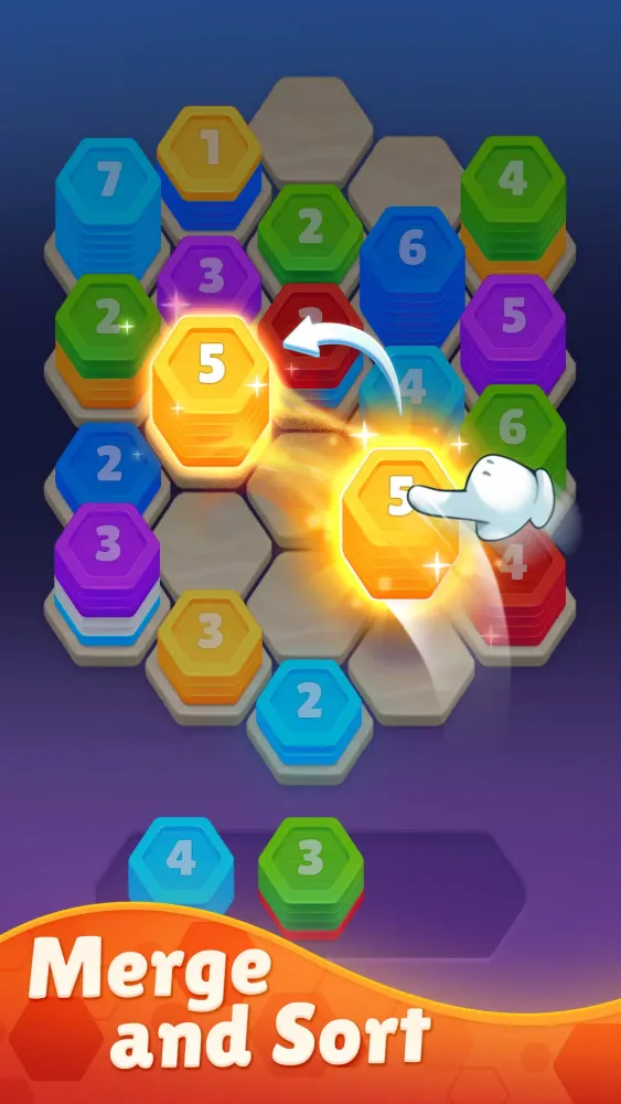 Capturas de pantalla de ColorWood Hexa Sort