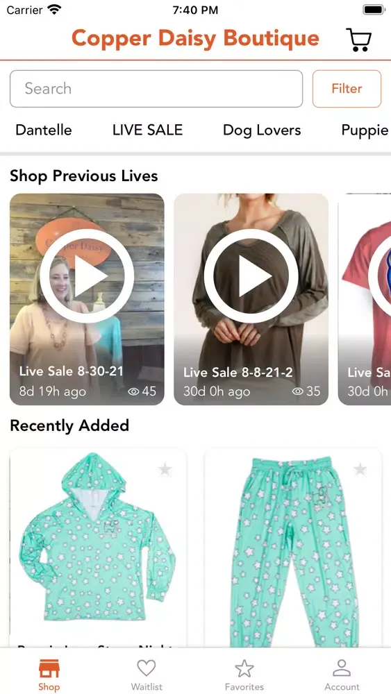 Copper Daisy Boutique Screenshots