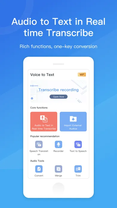 Скриншоты Voice to Text, voice memo