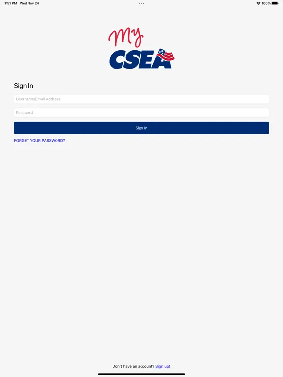 Captures d'écran de My CSEA iPad 