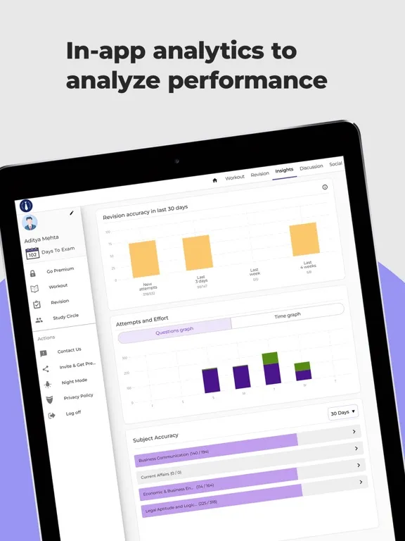CSEET Exam Prep App By Achieve iPad  스크린샷