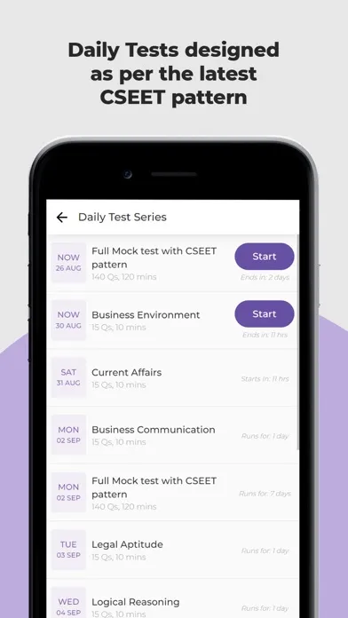 CSEET Exam Prep App By Achieve 스크린샷