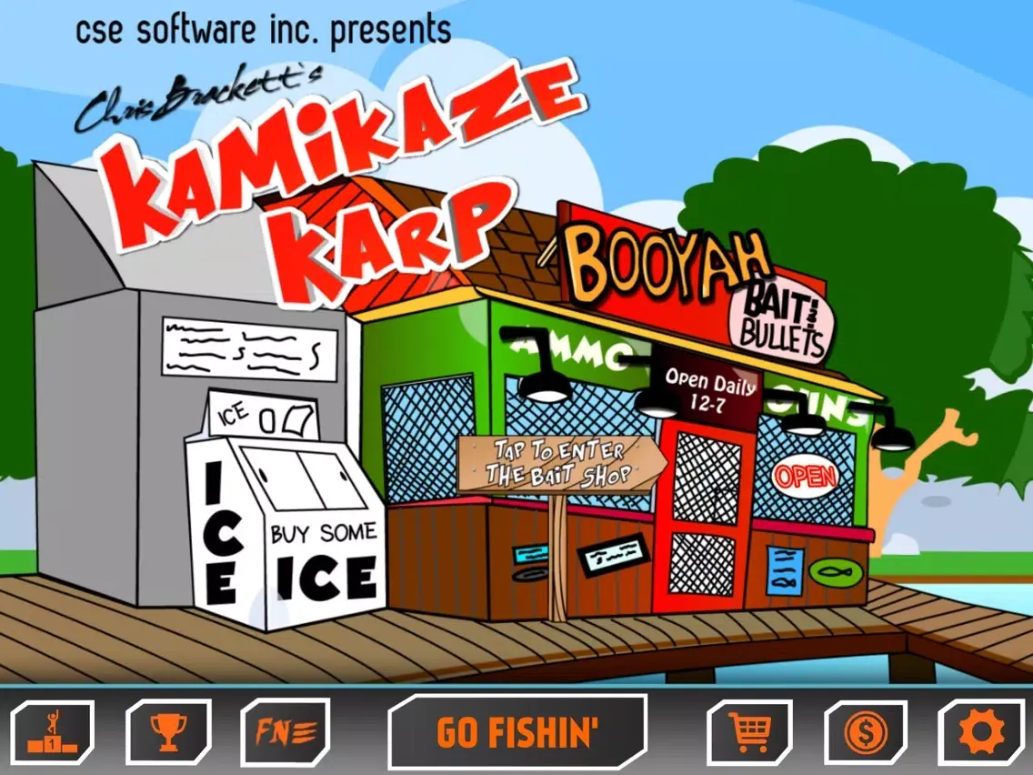 Chris Brackett's Kamikaze Karp iPad 应用截图