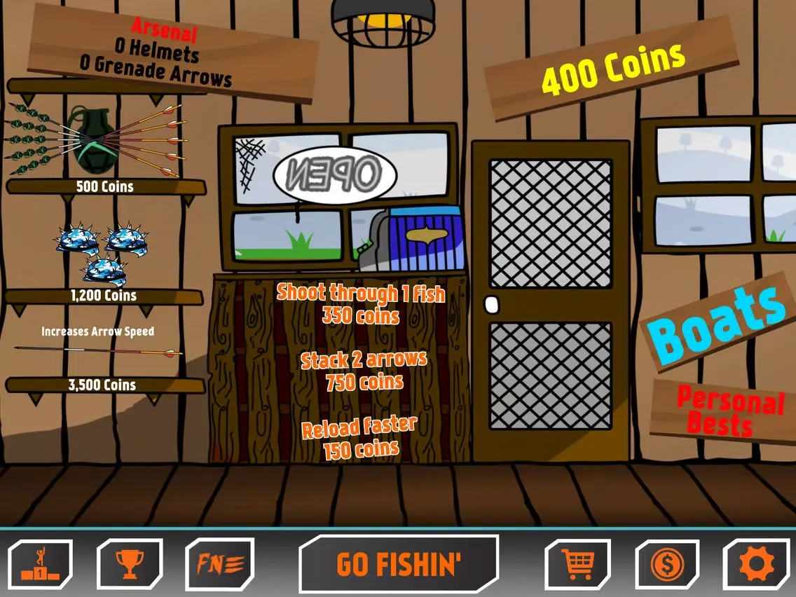 Chris Brackett's Kamikaze Karp iPad 应用截图