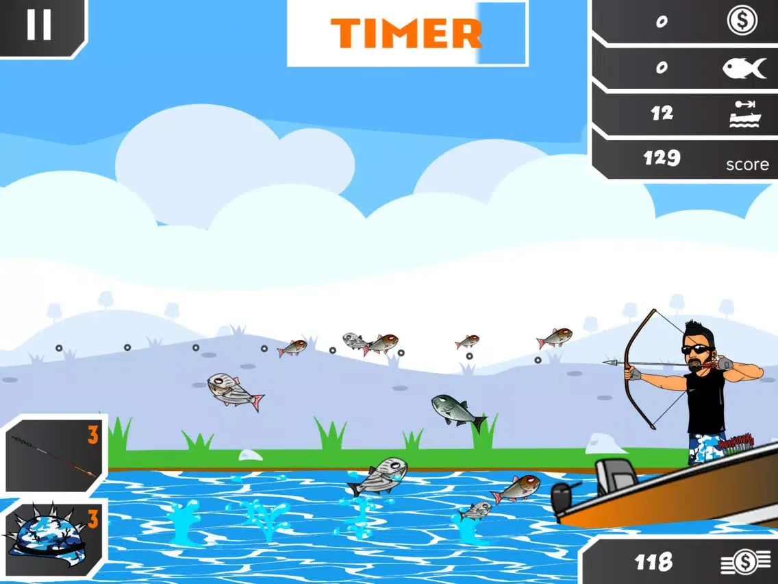 Chris Brackett's Kamikaze Karp iPad 应用截图