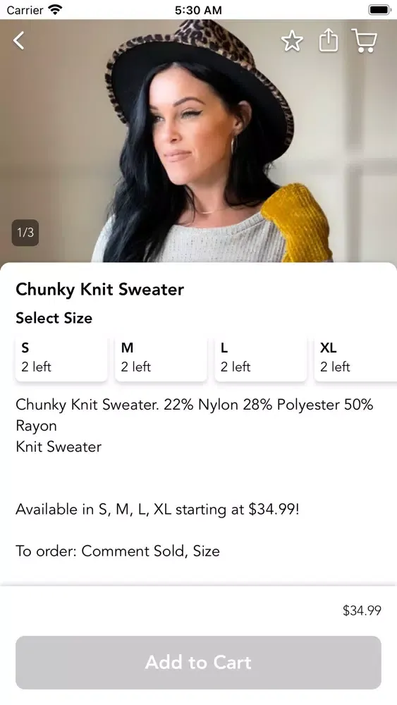 Tangkapan skrin Fancy Me Boutique