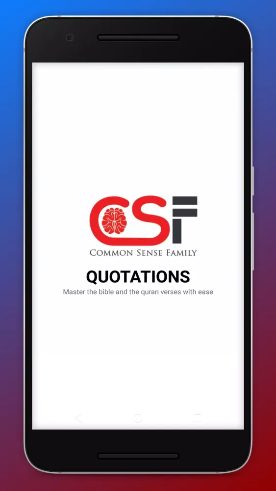 Captures d'écran de CSF Quotations