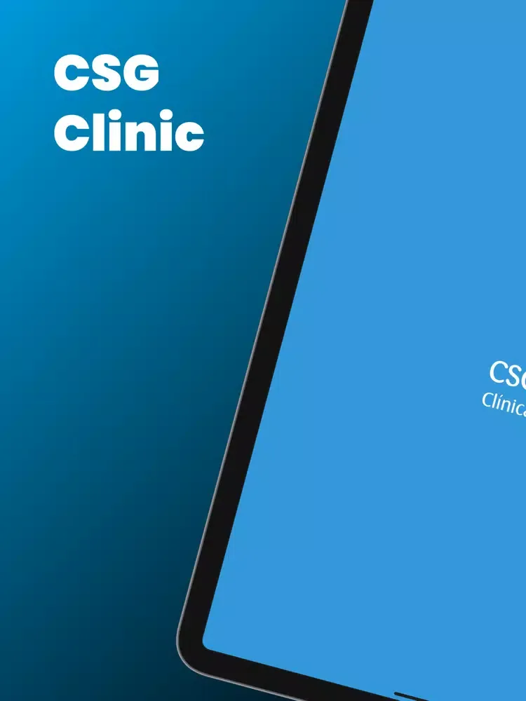 Tangkapan skrin CSG Clinic iPad 