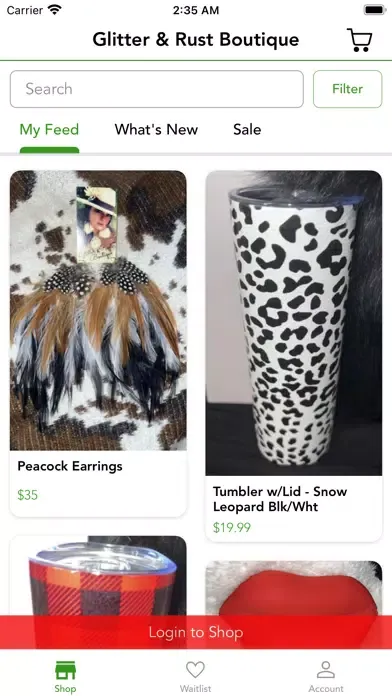 Capturas de pantalla de Glitter & Rust Boutique