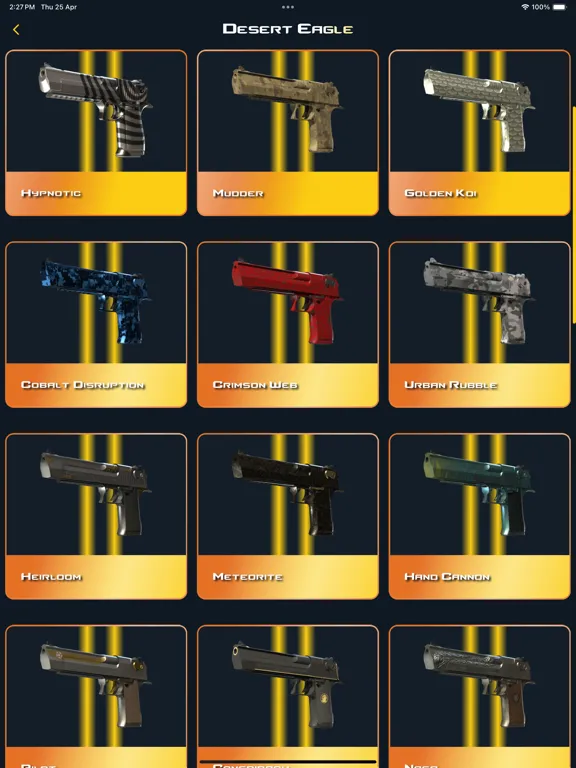 Zrzuty ekranu CS:GO Agents Stats & Guns 2024 iPad 