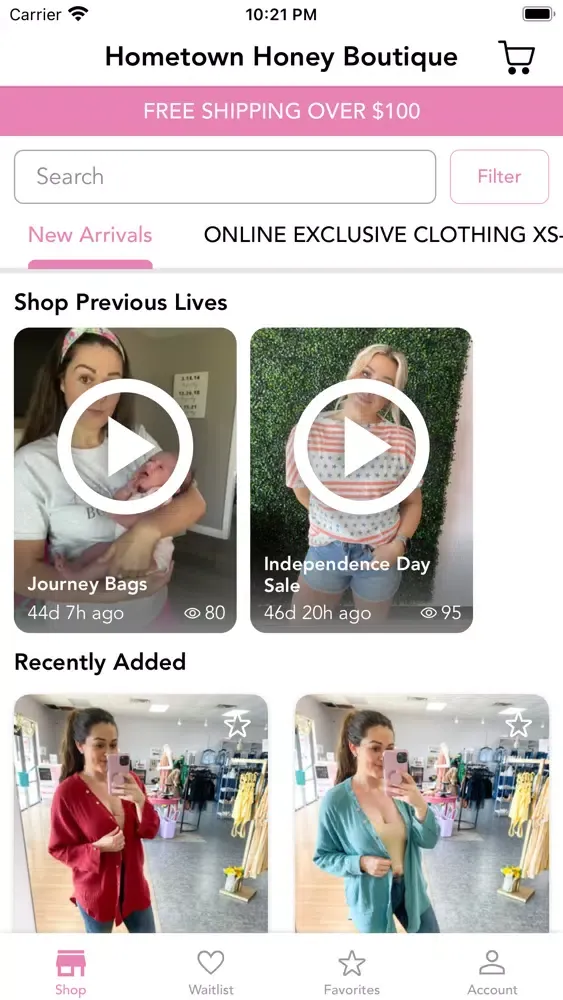 Screenshot di Hometown Honey Boutique