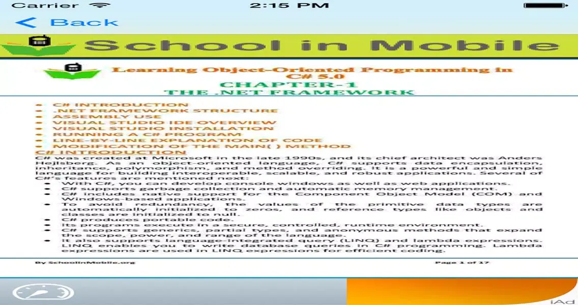Скриншоты C# 5.0 Programming Free