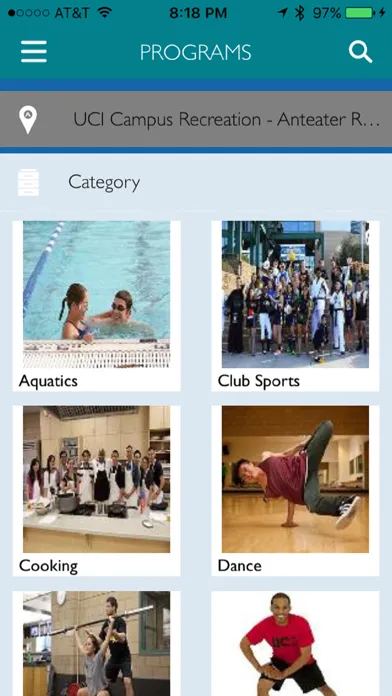 Screenshot di UCI Campus Recreation