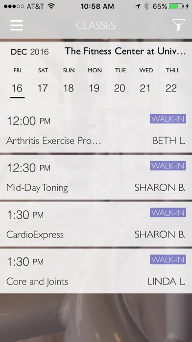 UH Avon Fitness & Spa Screenshots