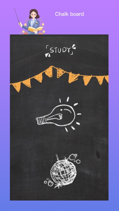 Blackboard-Chalk writing board Screenshots