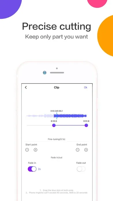 Captures d'écran de Ringtones Maker - the ring app