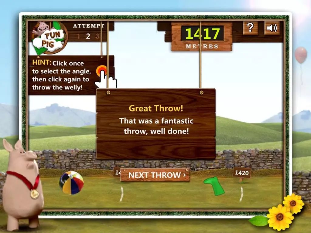 Fun Pig iPad  स्क्रीनशॉट