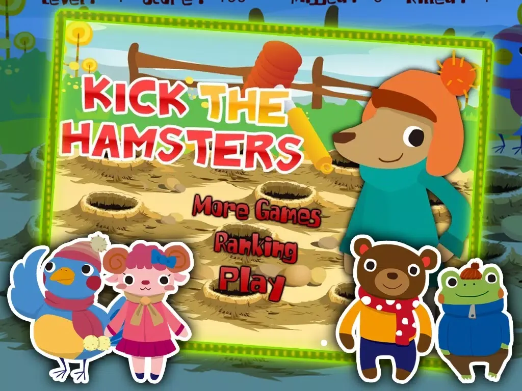 ภาพหน้าจอของ Kick The Hamsters iPad 