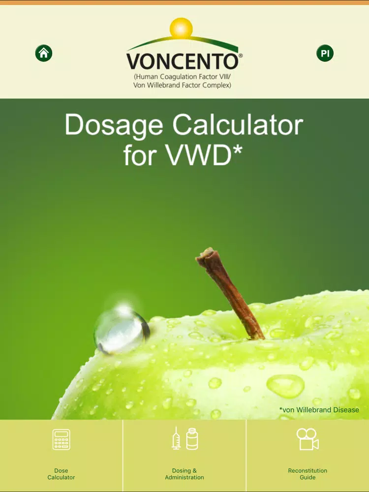 Screenshot di Voncento Dosing Calculator iPad 