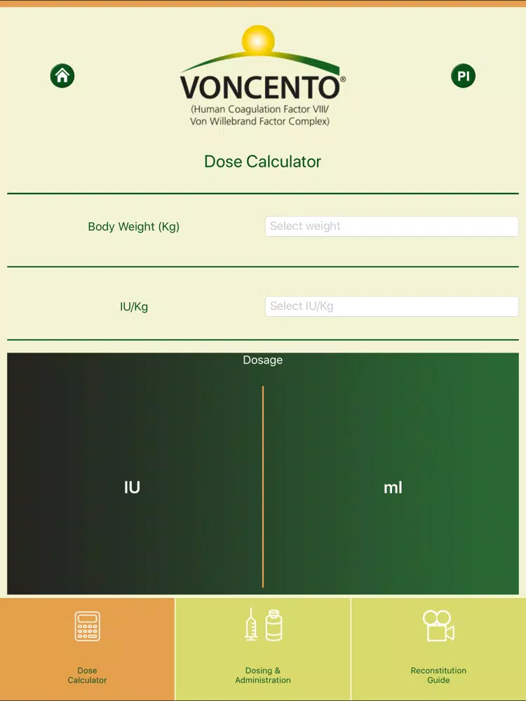 Screenshot di Voncento Dosing Calculator iPad 