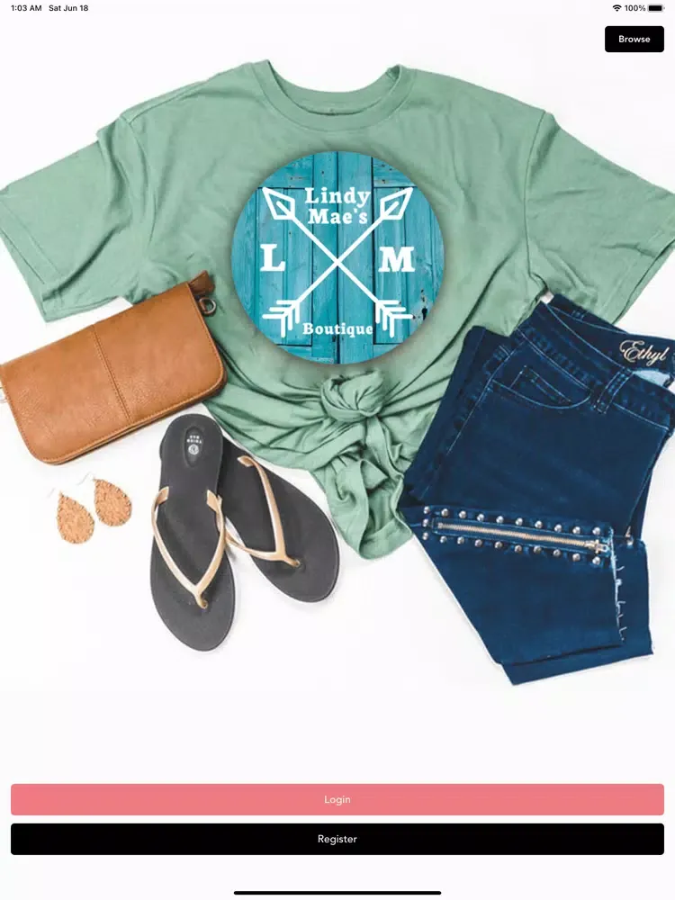 Capturas de tela do Lindy Mae's Boutique iPad 