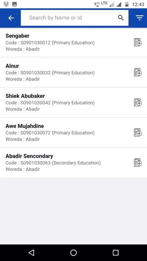 ETH School Survey স্ক্রিনশট