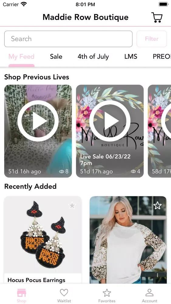 Maddie Row Boutique স্ক্রিনশট