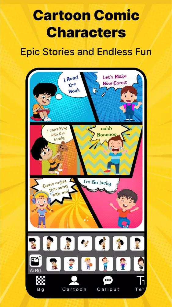 Screenshot di Cartoon Comic Strip Maker