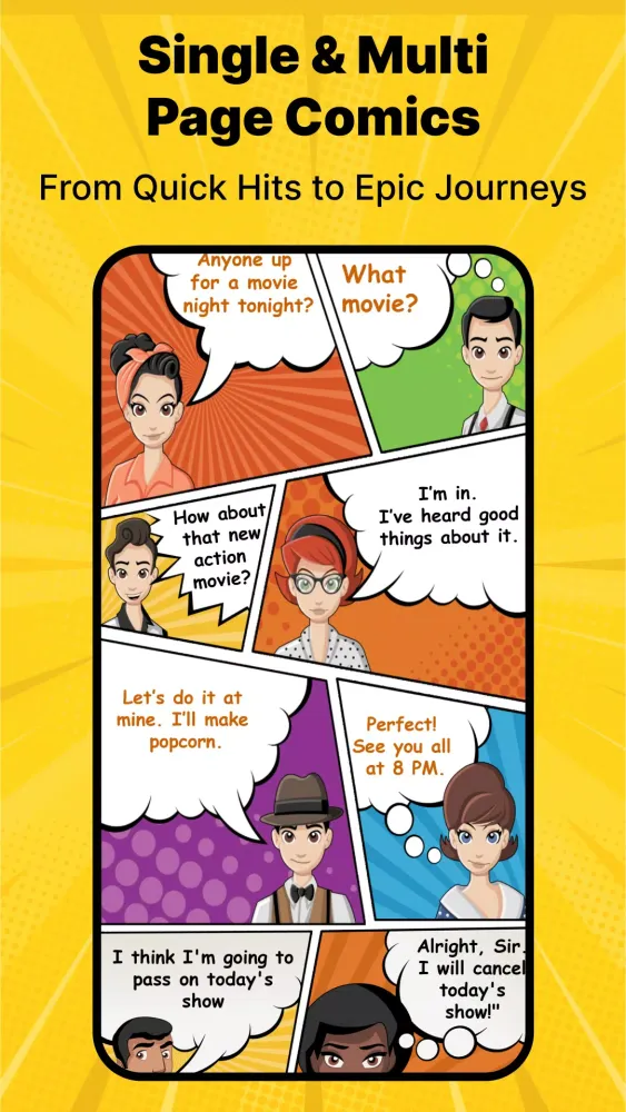 Screenshot di Cartoon Comic Strip Maker