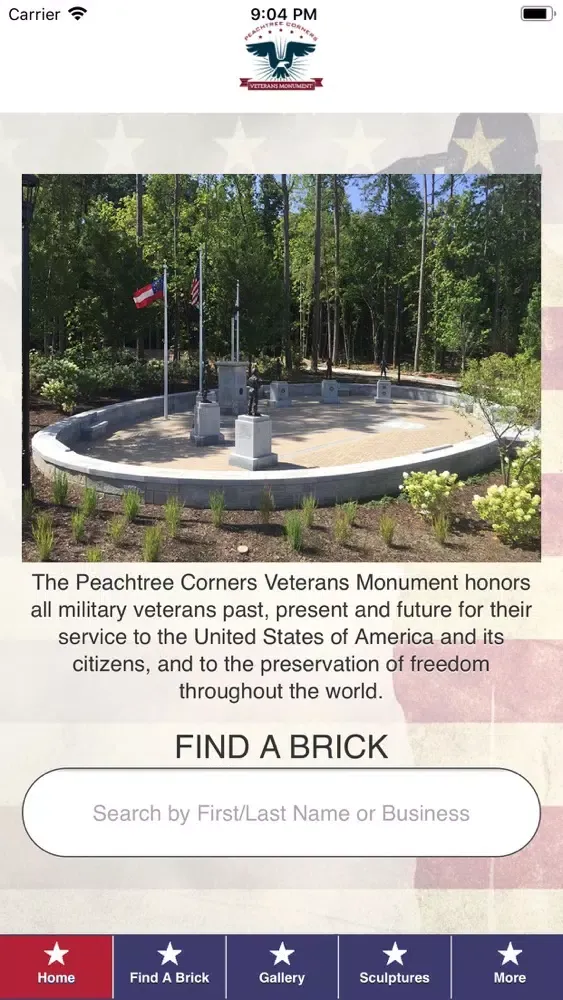 Peachtree Corners Vet Monument سکرین شاٹس