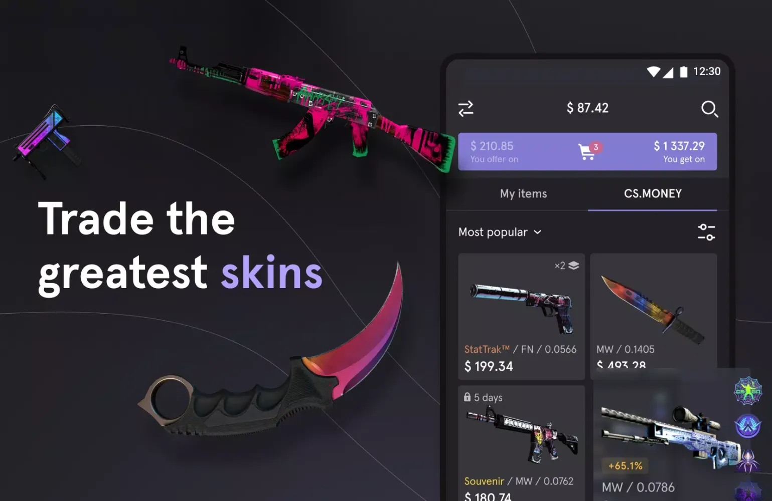 صور CS.MONEY ‒ Trade CS:GO skins