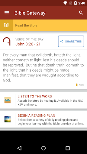 Bible Gatewaydes captures d'écran de l'application1