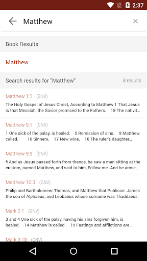 Bible Gatewaydes captures d'écran de l'application3