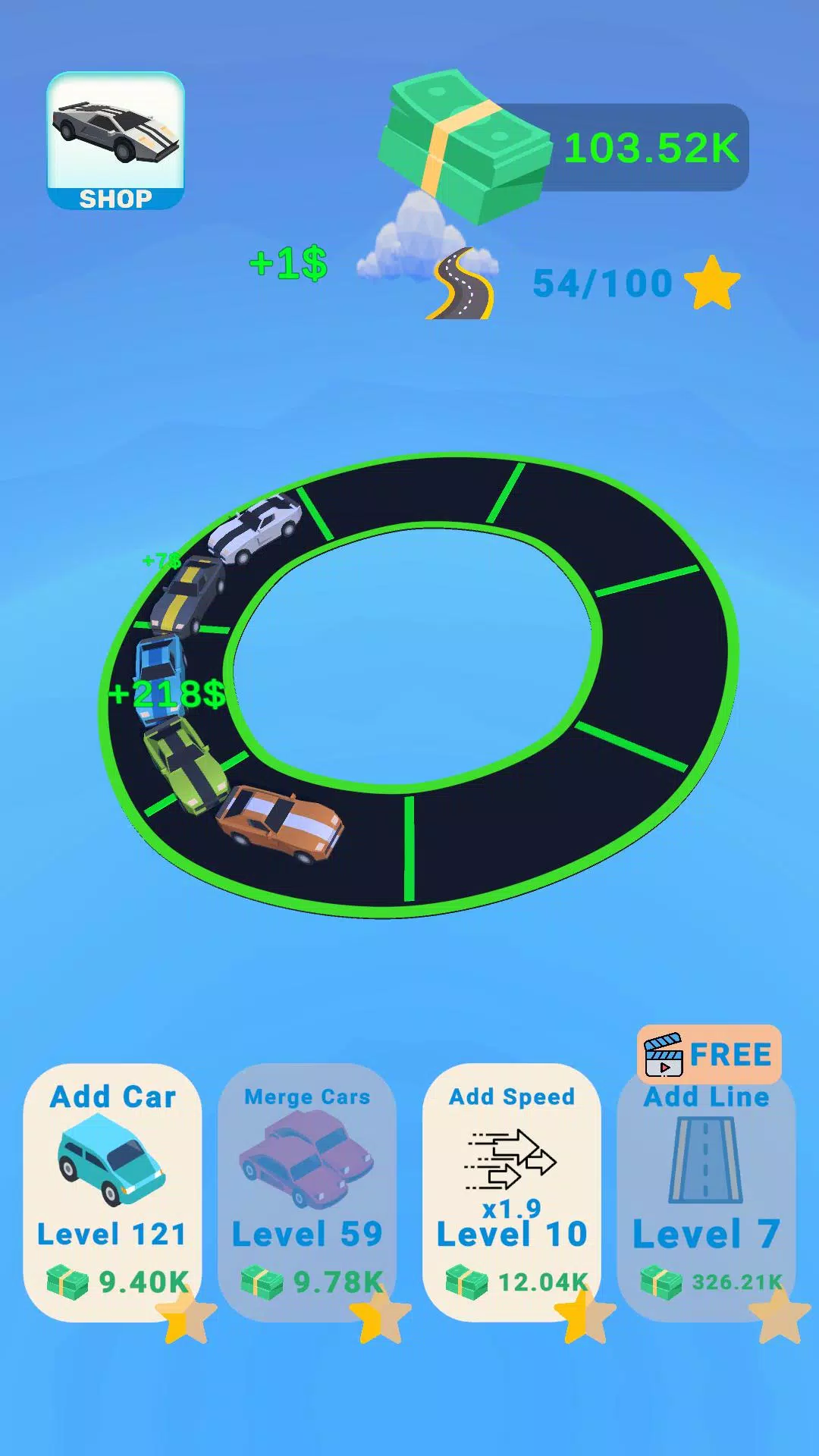 Merge Cars Clicker Tycoon Screenshots