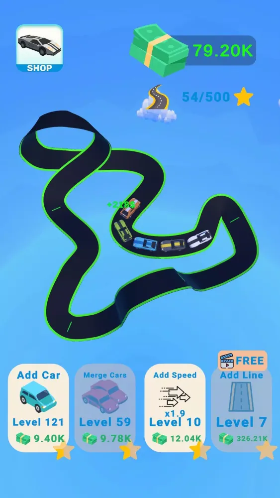 Screenshot di Merge Cars Clicker Tycoon