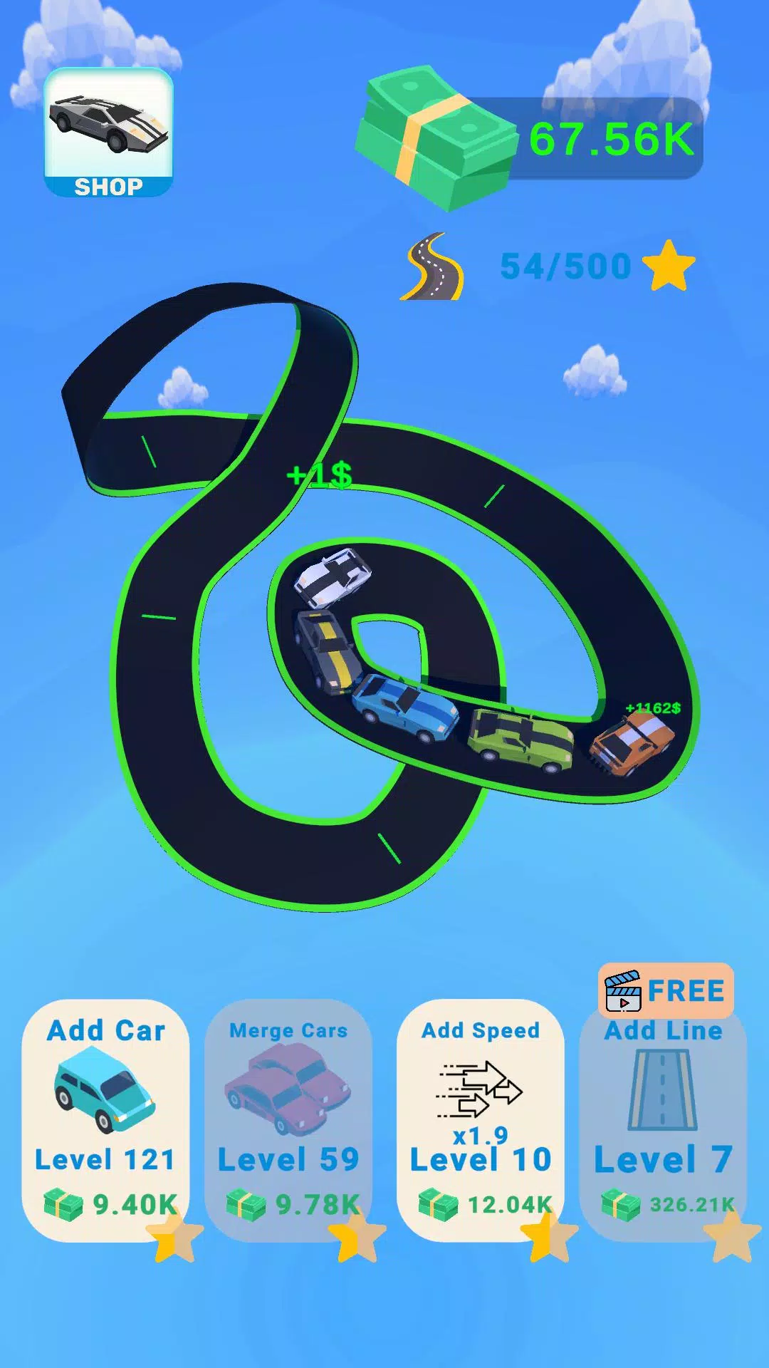 Merge Cars Clicker Tycoon Screenshots