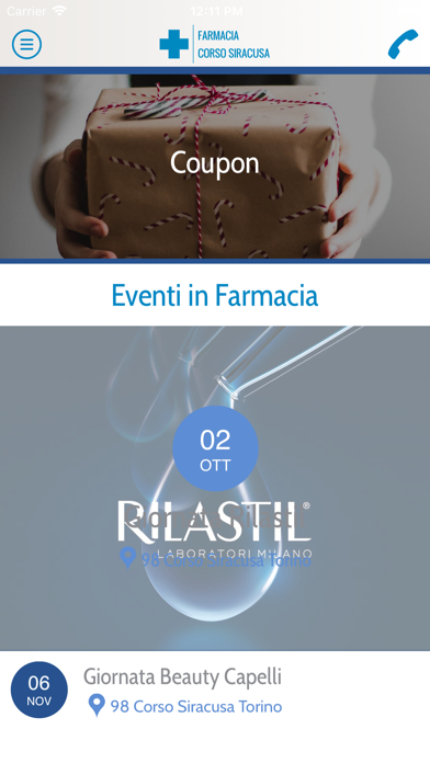 Captures d'écran de Farmacia Corso Siracusa