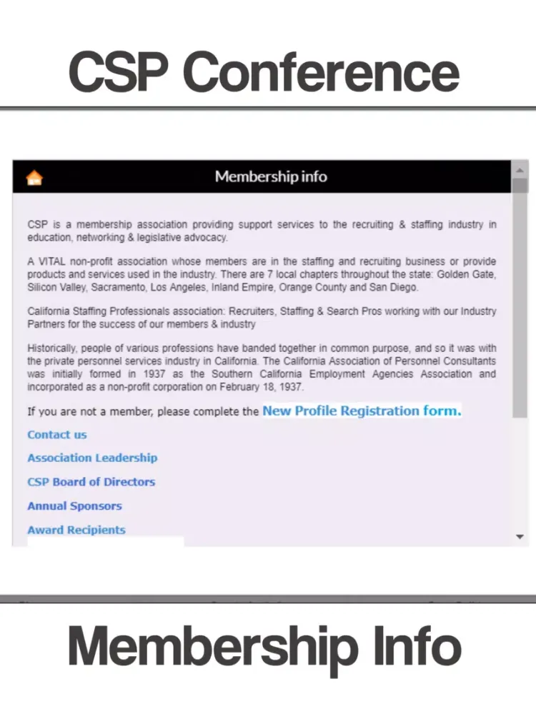 Capturas de pantalla de CSP Conference 2019 iPad 