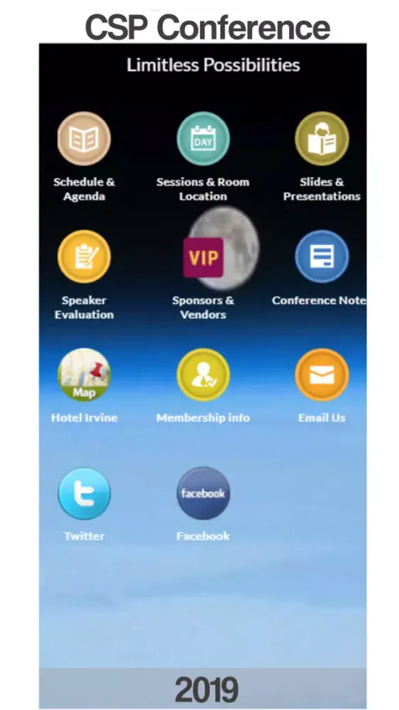 Capturas de pantalla de CSP Conference 2019