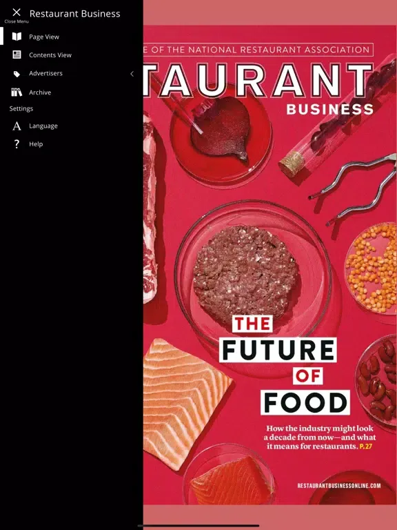 Zrzuty ekranu Restaurant Business iPad 