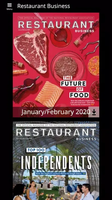 Zrzuty ekranu Restaurant Business
