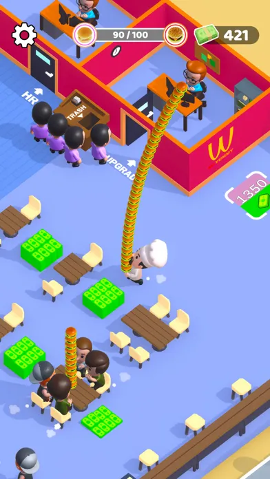 Tangkapan skrin Burger Shop 3D