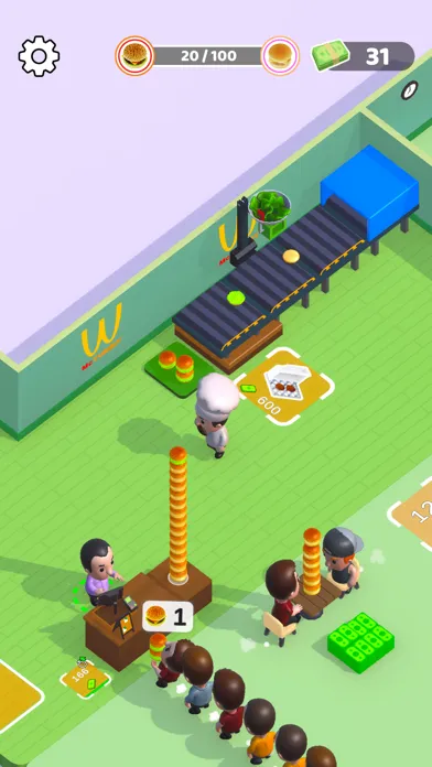 Tangkapan skrin Burger Shop 3D