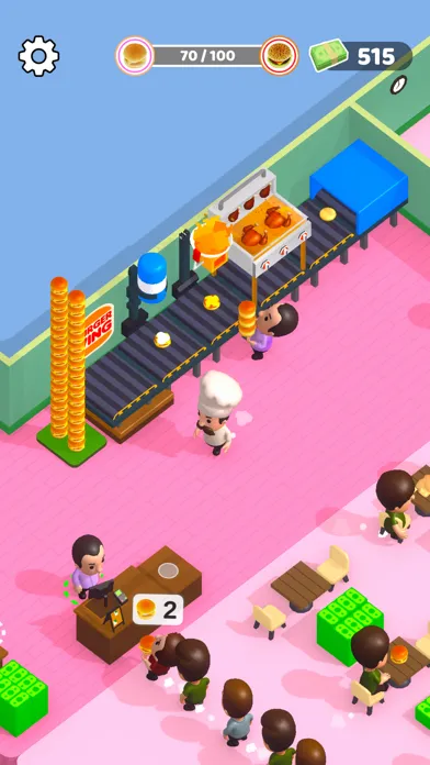 Tangkapan skrin Burger Shop 3D