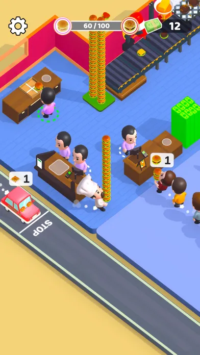 Tangkapan skrin Burger Shop 3D