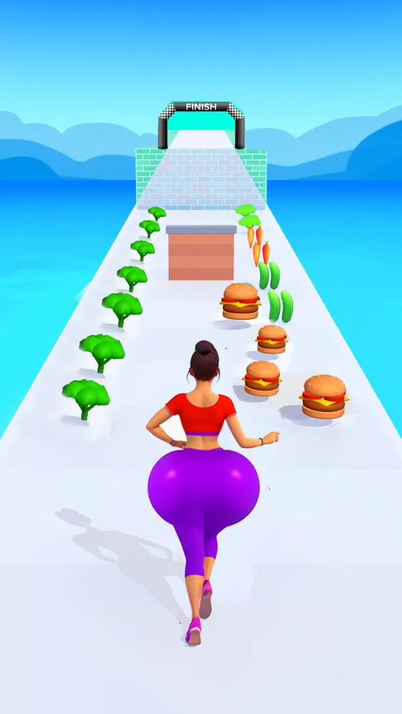 Capturas de tela do Twerk Fun Race - Run games 3D