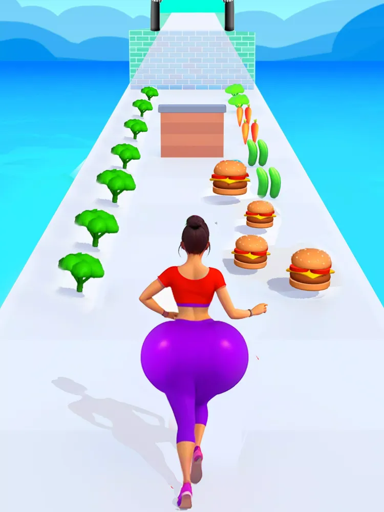 Capturas de tela do Twerk Fun Race - Run games 3D