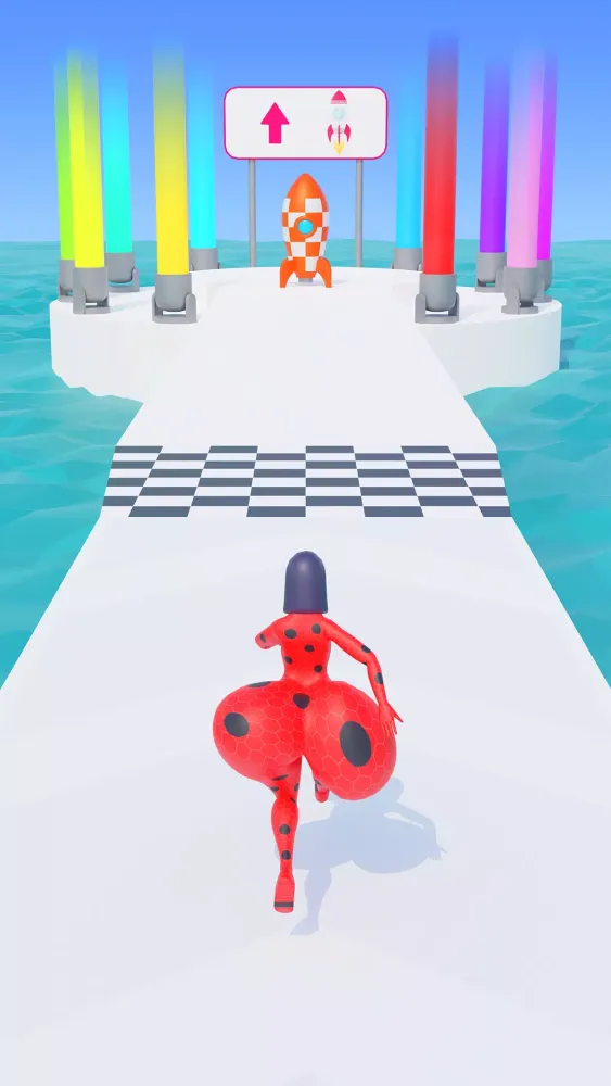 Capturas de tela do Twerk Fun Race - Run games 3D